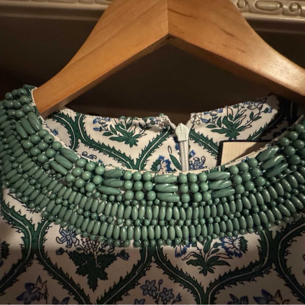Tuckernuck Green and Blue Floral Dress
